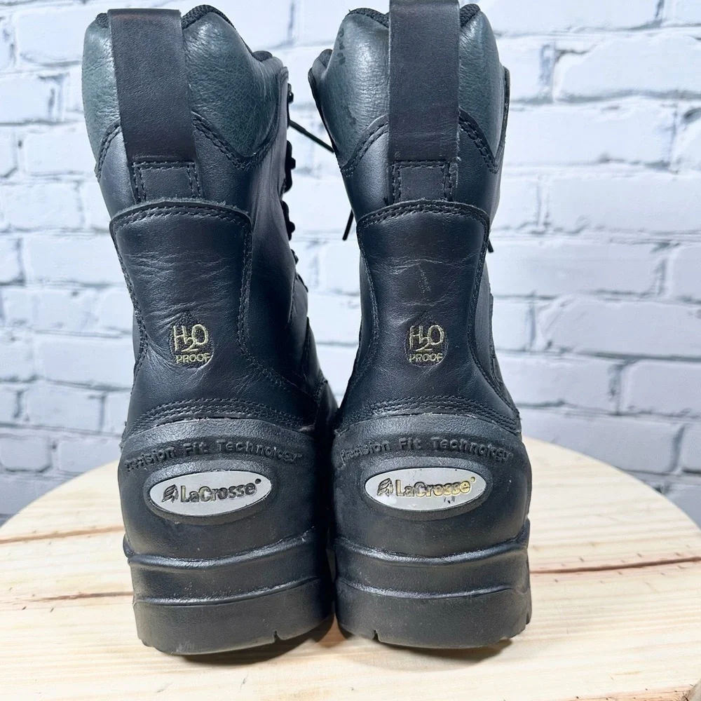 LaCrosse Boots Polar PFT Steel Toe Boot Black Waterproof Thinsulate Men's 11M